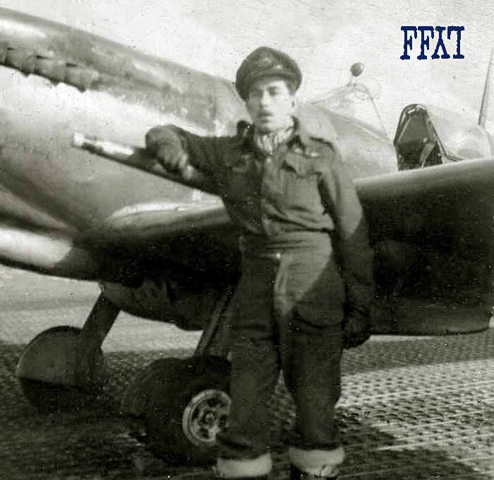 Don Church and his Spitfire