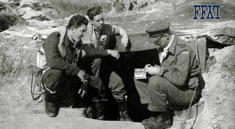 Bill Olmsted & Calvin Peppler chat with a PR man